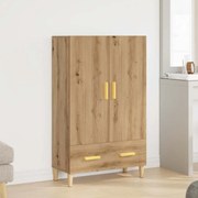 vidaXL Ντουλάπα τεχνίτης Δρυς 70 x 31 x 115 εκ. από Επεξεργασμένο Ξύλο