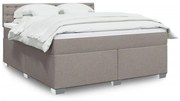 ΚΡΕΒΑΤΙ BOXSPRING ΜΕ ΣΤΡΩΜΑ TAUPE 180X200 ΕΚ. ΥΦΑΣΜΑΤΙΝΟ 3288285