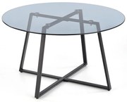 Zea Τραπεζακι Σαλονιου Μαυρο 80x80x45
