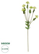 GloboStar® Artificial Garden GREEN IRON THREAD BRANCH 21372 Τεχνητό Διακοσμητικό Κλαδί Πράσινο Ασπιδίστρα  Y57cm