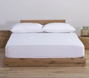 Σεντόνι King Size Μακό Με Λάστιχο Jersey White 180x200+30 - Nef-Nef Homeware