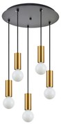 SE21-GM-4-5BL ADEPT TUBE Gold Matt Pendant+