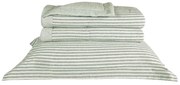 Κουβερλί Delia 10 Green Kentia Υπέρδιπλo 220x240cm Βαμβάκι-Λινό