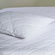 Κάλυμμα Mαξιλαριού Καπιτονέ Capitol White Kentia 50Χ70 Βαμβάκι-Πολυέστερ