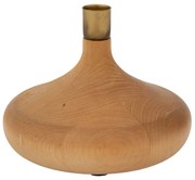 Κηροπήγιο Ξύλινο-Μεταλλικό Natural 15x13εκ. iliadis 88984