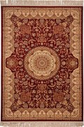 Χαλί Isfahan 2879A Red-Cream Βιοκαρπέτ 80X220cm