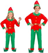 Χριστουγεννιάτικη Στολή Ξωτικό Unisex 8900 - 237769 (Wid-4-5 Ετών: Ύψος από 104 έως 116cm/ Μέση:53-57cm)