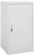 vidaXL Ντουλάπα για Σέλα Ανοιχτό Γκρι 53 x 53 x 105 εκ. Ατσάλινη