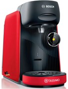 Μηχανή εσπρέσο Bosch Tassimo Finesse TAS16B3, 1400W, 3,3 bar, 0,7 l, Αφαλάτωση, Αυτοκαθαριζόμενος, Δίσκοι T, Intellibrew, 70 ροφήματα, Κόκκινο