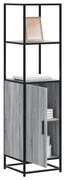 Highboard Grey Sonoma Κατασκευασμένο ξύλο και μέταλλο - Γκρι sonoma