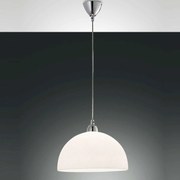 Φωτιστικό Οροφής Nice 2908-45-102 White Fabas Luce Μέταλλο,Γυαλί