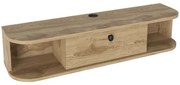 Έπιπλο Τηλεόρασης Επιτοίχιο Ibarra 875ZNA5364 120x29,6x23,4cm Oud Oak