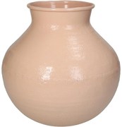 Βάζο ArteLibre Ροδακινί Αλουμίνιο 23x23x23cm-05154784