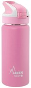 Παγούρι - Θερμός 500ml Με Καλαμάκι Laken Ροζ