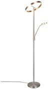 Φωτιστικό Δαπέδου Willis 449510207 40x180cm 39W/5,5W Nickel Trio Lighting