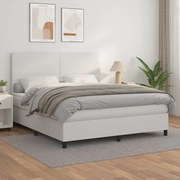 ΚΡΕΒΑΤΙ BOXSPRING ΜΕ ΣΤΡΩΜΑ ΛΕΥΚΟ 180X200 ΕΚ. ΣΥΝΘΕΤΙΚΟ ΔΕΡΜΑ 3142738