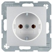 Πρίζα Σούκο Αλουμίνιο Ματ Berker 41431404 Hager-41431404-Αλουμίνιο 41431404