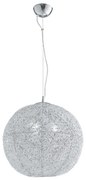 Φωτιστικό Οροφής Astra I-ASTRA/S45 3xE27 Φ45cm 120cm Chrome Luce Ambiente Design Κρύσταλλο