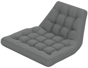 Outsunny Μαξιλάρι Καθίσματος, Εξωτερικό Μαξιλάρι Καθίσματος για Κρεμαστή Πολυθρόνα και Κουνιστή Πολυθρόνα, Υπαίθριο Μαξιλάρι, Γκρι