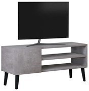 Έπιπλο τηλεόρασης Porto Megapap χρώμα γκρι ρετρό 90x32x42εκ.