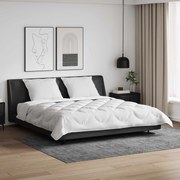 vidaXL Παπλωματοθήκη με Μαξιλάρια με μαξιλάρι 3 pcs Λευκό Μικροΐνες