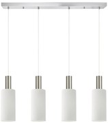 Φωτιστικό Οροφής Πολύφωτο Homelighting 77-8476 Nickel/White