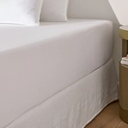 Σεντόνι με λάστιχο από βαμβακερό σατέν με γύρισμα 30 εκ., 350 κλωστές, Opale
