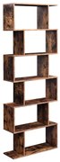 Ξύλινη Βιβλιοθήκη με 6 Ράφια 70 x 24 x 190.5 cm VASAGLE LBC61BX LBC61BX