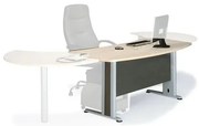 EXECUTIVE Γραφείο Απόχρωση Dark Grey - Beech