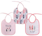 LORELLI ΣΕΤ 3 ΤΕΜ ΠΕΤΣΕΤΕ ΣΑΛΙΑΡΕΣ ΜΕ ΚΟΡΔΟΝΙ GIRL PINK 10260220003