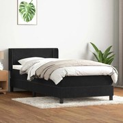 ΚΡΕΒΑΤΙ BOXSPRING ΜΕ ΣΤΡΩΜΑ ΜΑΥΡΟ 90X210 ΕΚ. ΒΕΛΟΥΔΙΝΟ 3318017