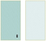 Πετσέτα Θαλάσσης Με Νεσεσέρ Motivo 02 Turquoise-Ciel Feel &amp; Touch Θαλάσσης 90x180cm Polyester-Polyamide