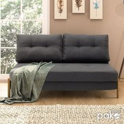 Καναπές - Κρεβάτι Fancy 2θέσιος Ύφασμα Ανθρακί 150x92x77 εκ. 150x92x77 εκ.