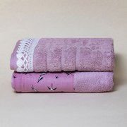 Πετσέτες Προσώπου (Σετ 2τμχ) White Fabric Karya Multi 600gsm