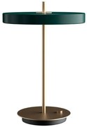 Φωτιστικό Επιτραπέζιο Asteria 2307 Φ31x41,5cm Dim Led 600lm 13W 3000K Green-Brass Umage