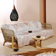 Ριχτάρι Benjamin Beige-Light Brown Kentia Πολυθρόνα 170x180cm Βαμβάκι-Πολυέστερ