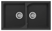 Νεροχύτης κουζίνας EGO 450 Nero 40 ELLECI 86x50cm