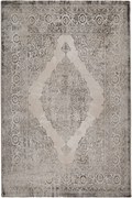 Χαλί Gossip 6185A White Vison Ecru-Grey Βιοκαρπέτ 140X200cm
