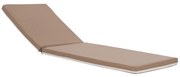 Μαξιλάρι Ξαπλώστρας Textilene 600gr/m2 2x1 Sifnos Μόκα 196(117+1+78)x58x6 εκ.