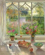 Αναπαραγωγή Autumn Fruit and Flowers, 2001, Timothy Easton