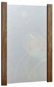 SARFURNITURE Καθρέπτης με 2 πήχες καρυδί SAR-112270