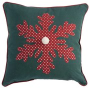 Χριστουγεννιάτικο Μαξιλάρι (45x45) Nef-Nef Homeware Happy Snowflake