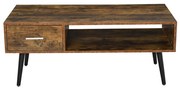 Ξύλινο Τραπέζι Σαλονιού 110 x 55 x 45 cm HOMCOM 833-794  833-794
