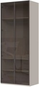 Ντουλάπα Phantom δίφυλλη glass