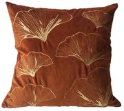 Μαξιλάρι Διακοσμητικό (Με Γέμιση) Ventalia 020461 Terracotta Gold 45X45 Velvet