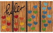 Πατάκι Εισόδου Ruco Style Hello Hearts 007 45x75cm Beige-Multi Sdim 45X75