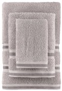 Πετσέτες Μπάνιου (Σετ 3τμχ) Palamaiki Etem Grey 450gsm
