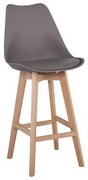Σκαμπό Bar Martin ΕΜ147,91 49x54x67/106cm Sand Σετ 4τμχ Ξύλο,Πολυπροπυλένιο