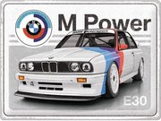 Μεταλλική πινακίδα BMW - E30 M Power