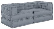 vidaXL Μαξιλάρι 2 pcs Γκρι 70 x 70 x 54 εκ Πολυεστέρας